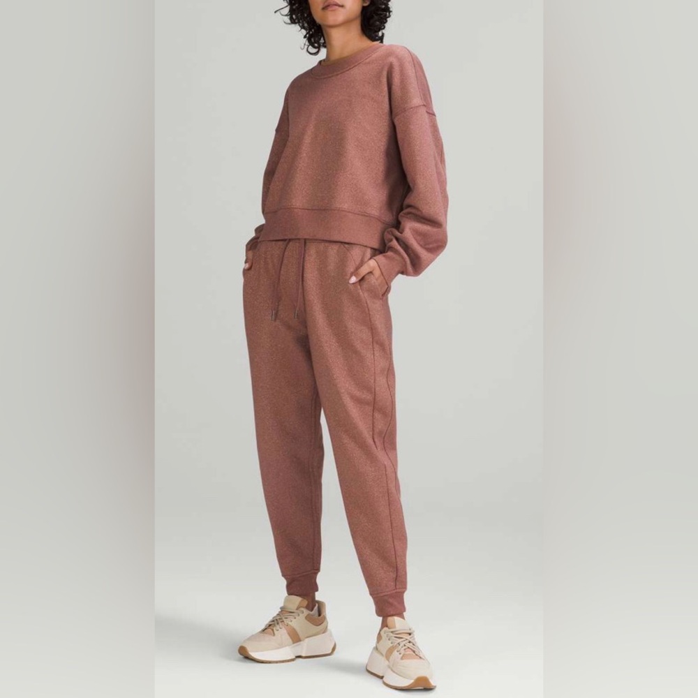 BNWOT Lululemon Scuba HR Jogger 7/8 Length Smoky Topaz Sparkle - Picture 5 of 8